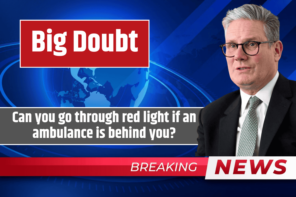 Big Doubt: Can you go through red light if an ambulance is behind you?