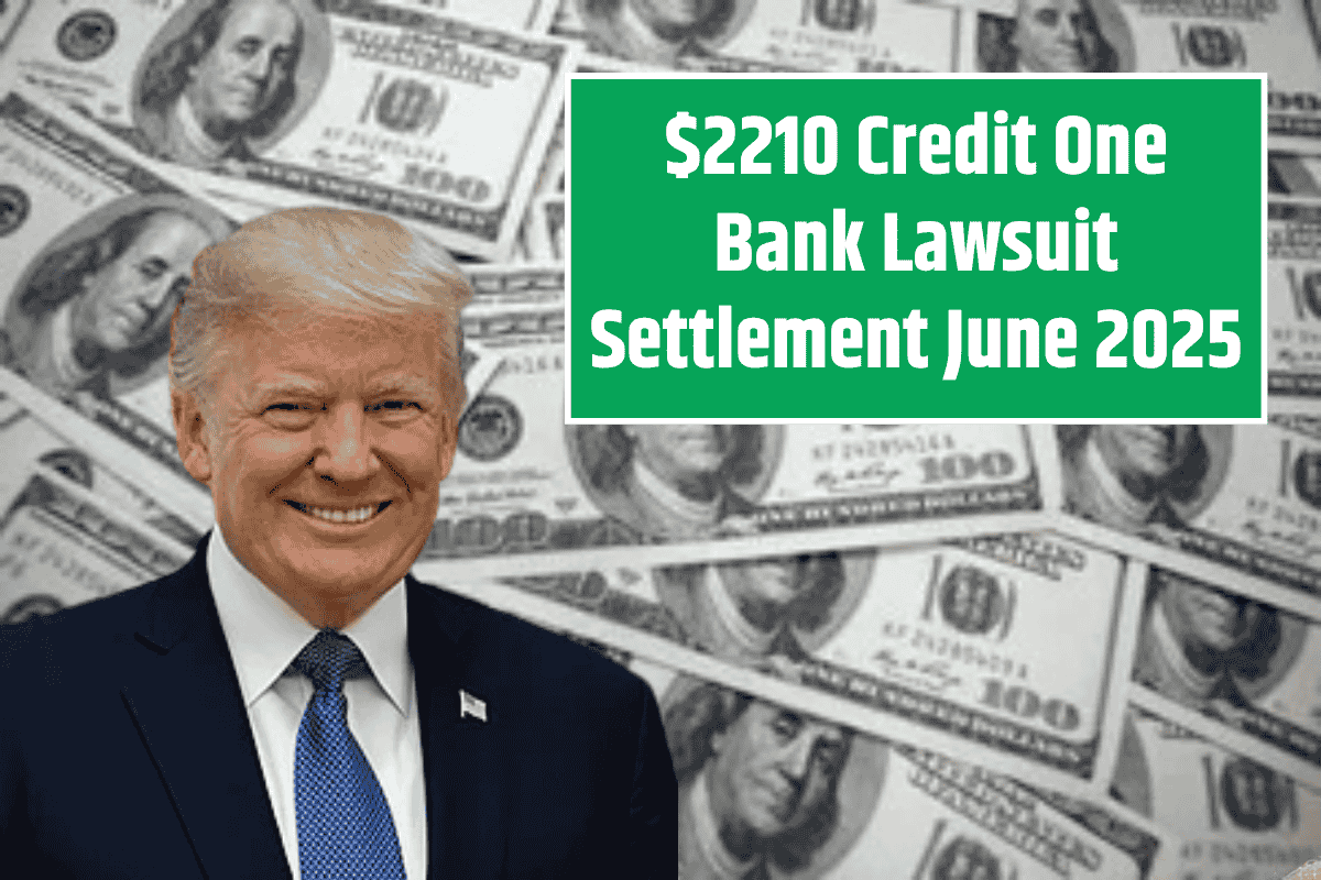 $2210 Credit One Bank Lawsuit Settlement June 2025: Know Eligibility & Payment Dates