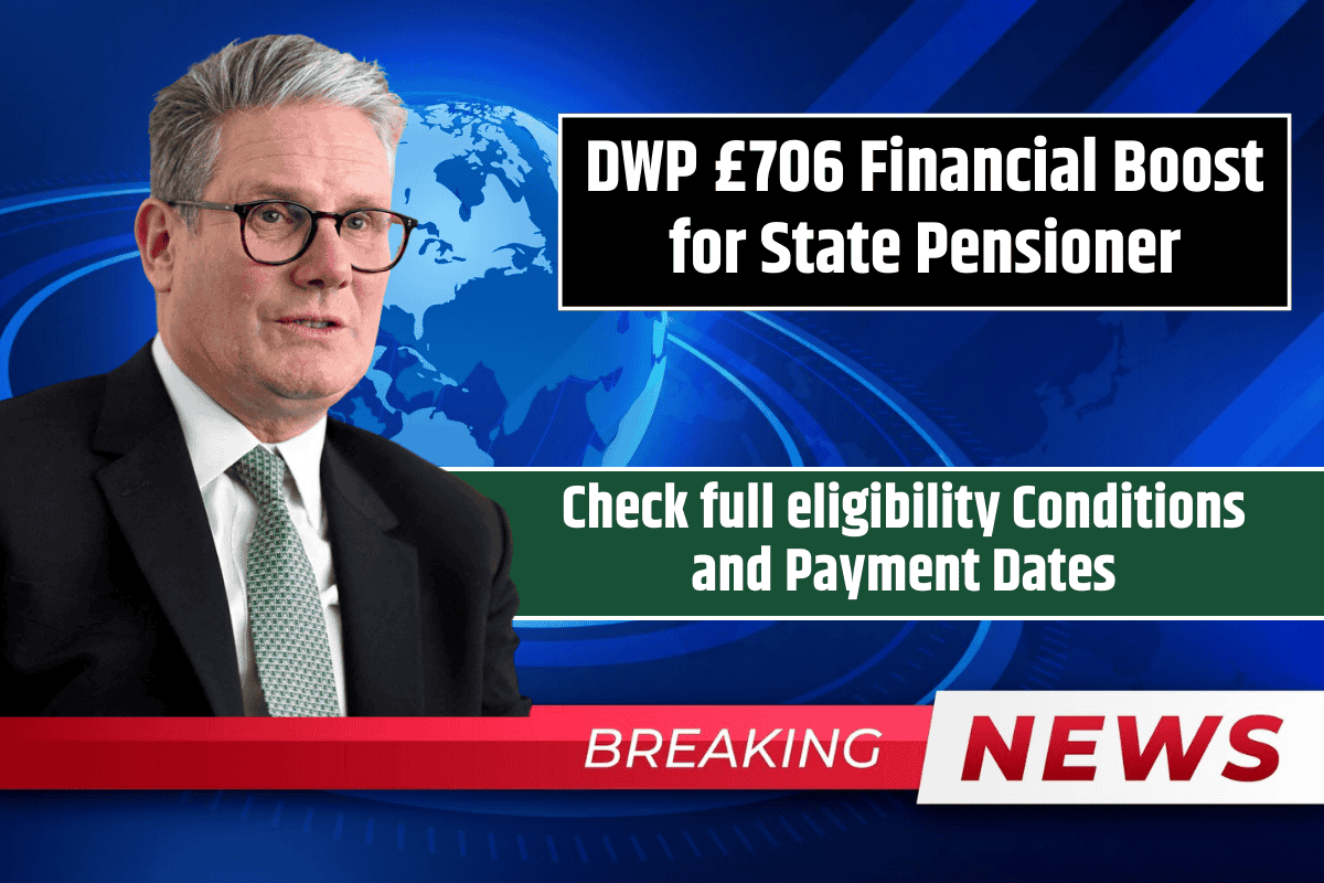 DWP £706 Financial Boost for State Pensioner: Check full eligibility Conditions and Payment Dates