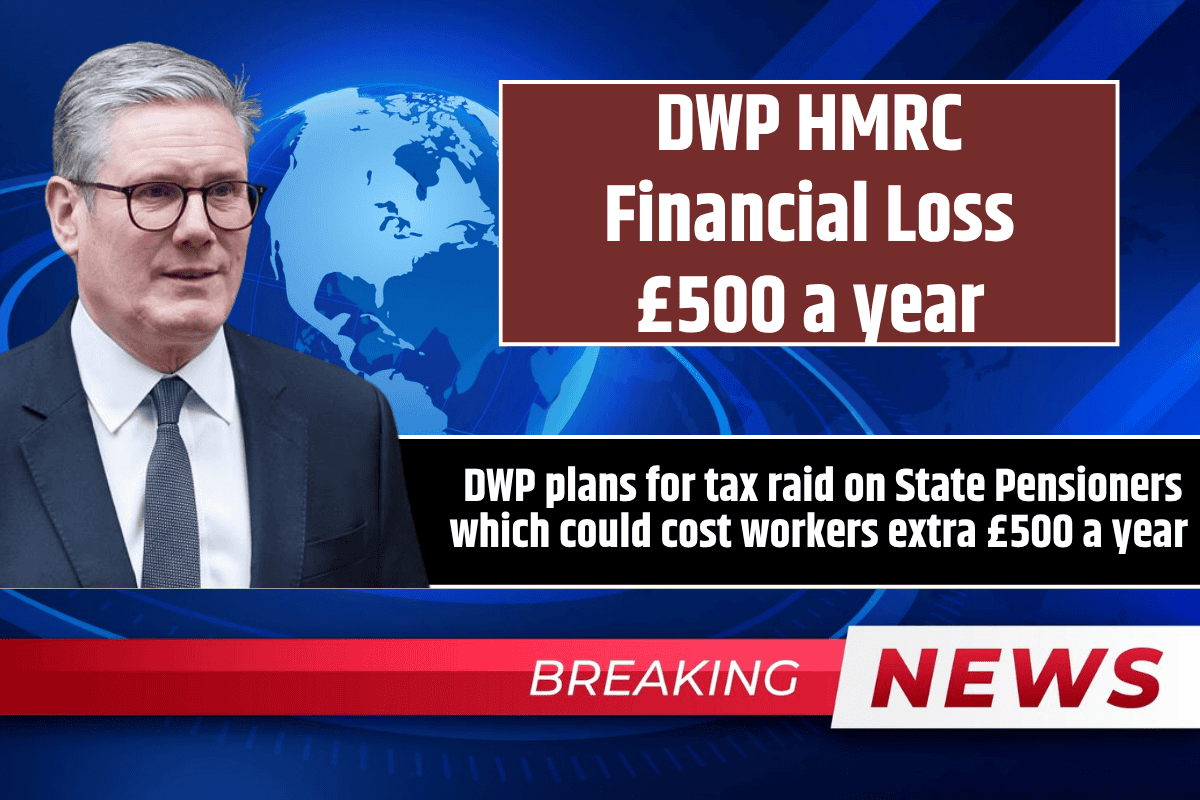 DWP HMRC Financial Loss £500 a year: DWP plans for tax raid on State Pensioners which could cost workers extra £500 a year
