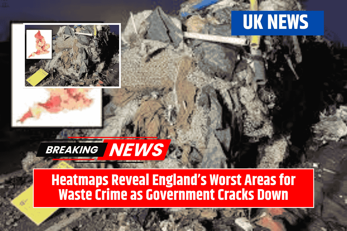 Heatmaps Reveal England’s Worst Areas for Waste Crime as Government Cracks Down